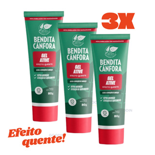 Gel Ative Bendita Cânfora 80g – Aquecimento Muscular Rápido – Pré-Treino e Ativação em Oferta na Shopee
