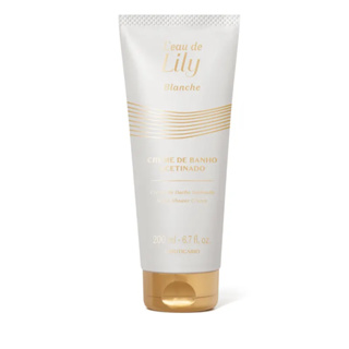 Boticário Creme de Banho Acetinado L’eau de Lily Blanche 200ml em Oferta na Shopee