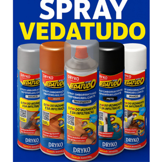 Spray Vedatudo Vazamentos De Agua Borracha Manta Líquida Impermeabilizante Reparo Telha Laje 400ml em Oferta na Shopee