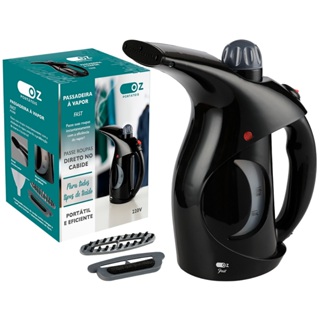 Passadeira A Vapor De Roupas Oz Portátil 800w Pratica Cor Preto em Oferta na Shopee