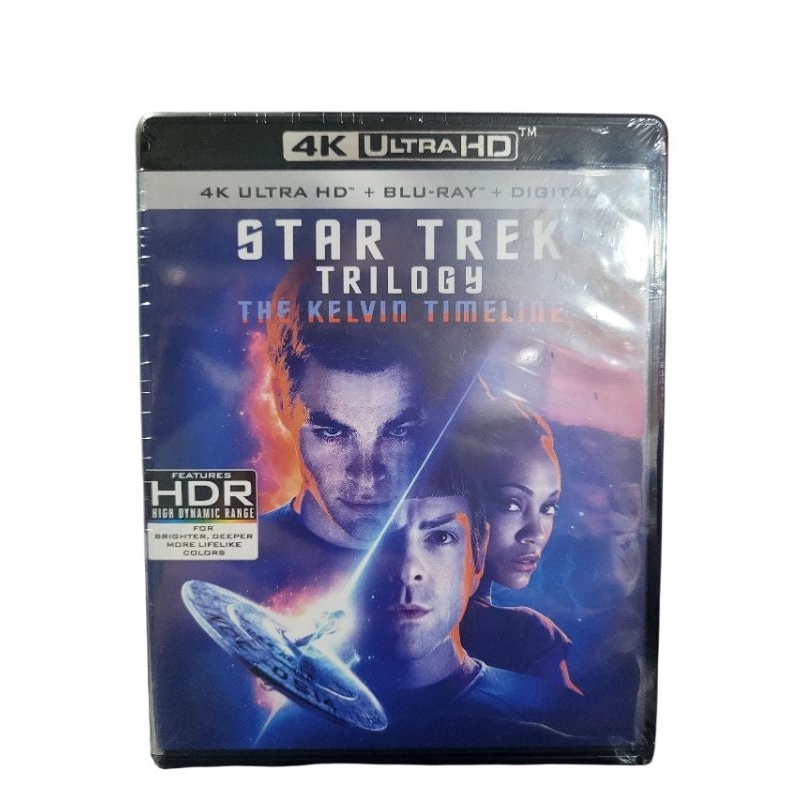 Star Trek Trilogy: The Kelvin Timeline" em 4K Ultra HD + Blu-ray+ Mimo Coleção DVD  Star Trek  Á Prota Entrega