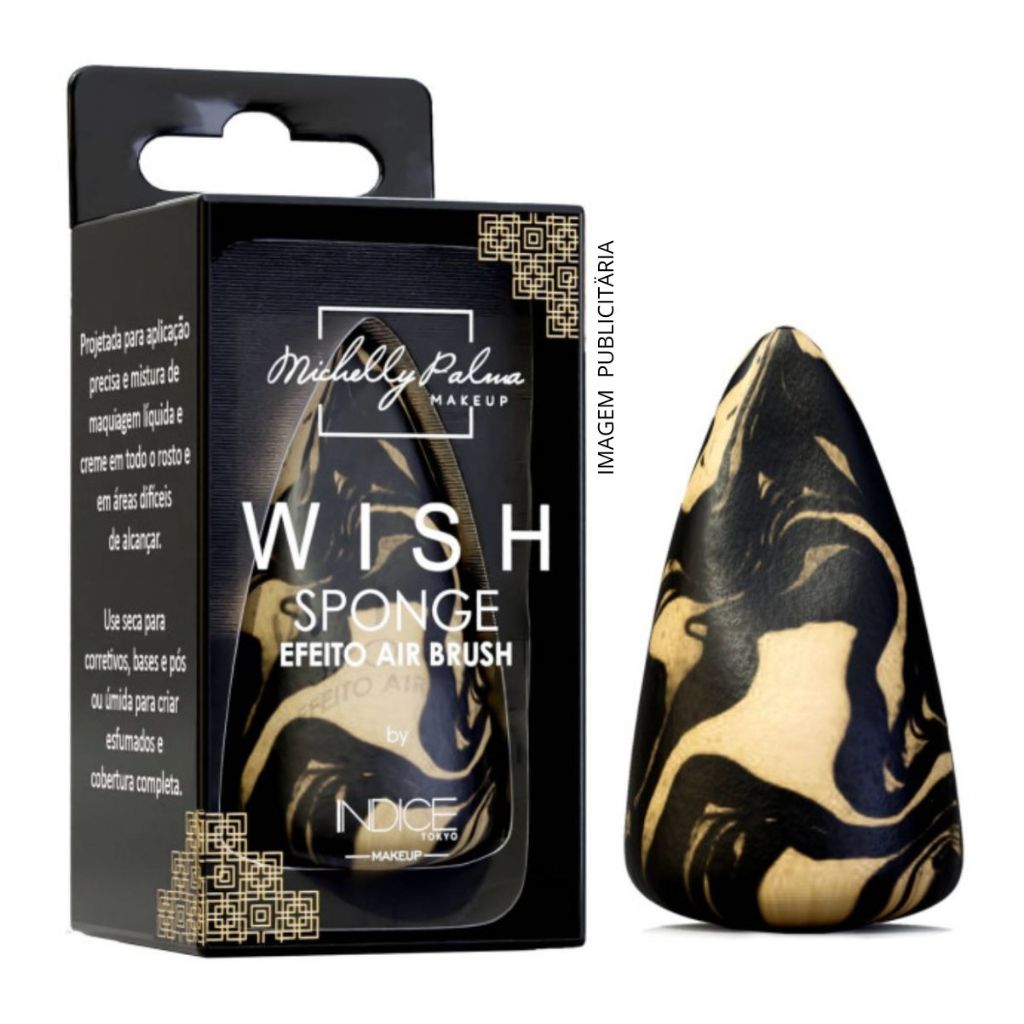 ESPONJA DE MAQUIAGEM MICHELLY PALMA WISH EFEITO AIR BRUSH