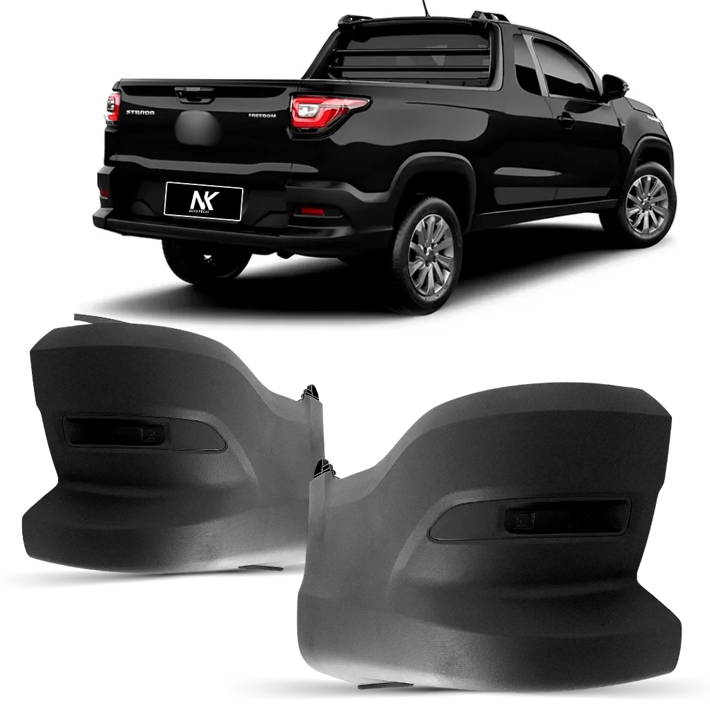 Par/Un Polaina Traseira Strada 2021 2022 2023 2024 Preto em Oferta na Shopee