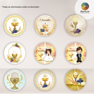 Painéis PRIMEIRA EUCARISTIA - Modelos e Tam Diversos em Oferta na Shopee