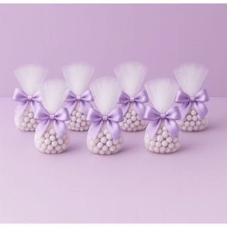 Kit 8 Sachês Perfumados Lavanda Tule Branco Laço Lilás – Lembrancinha Festas Eventos Bodas Chá Revelação em Oferta na Shopee