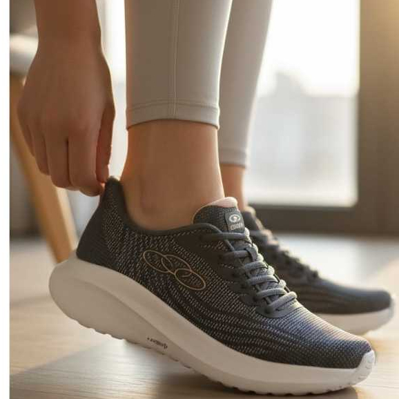 Tênis Feminino Olympikus Original + Par Meias Esportivo Caminhada Academia Dia a Dia Trabalho