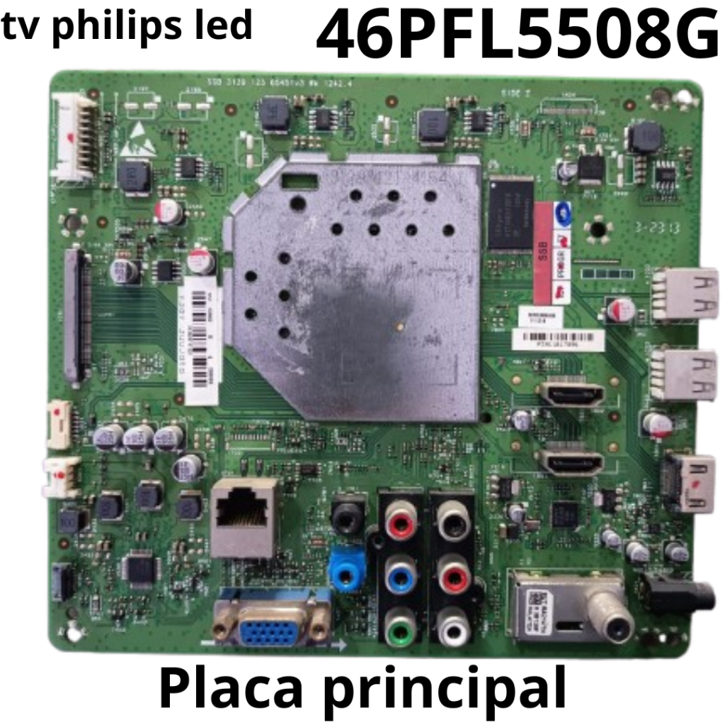 2710 Placa principal para tv led philips Mod: 46PFL5508G
