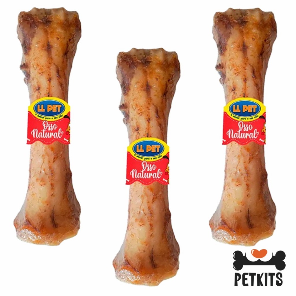 (Canela Bovina) Petisco Mordedor Natural Para Cães LL Pet