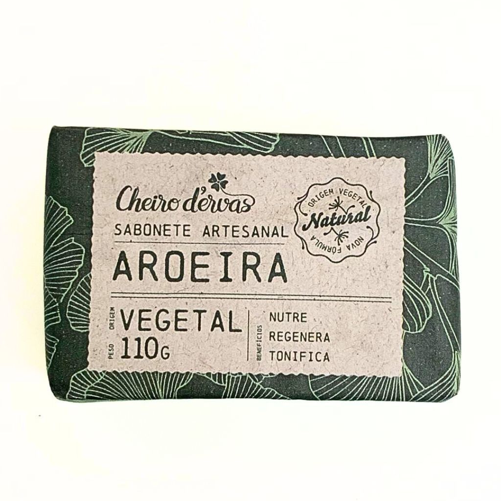 Sabonete de Aroeira 100% Vegetal - Cheiro de Ervas