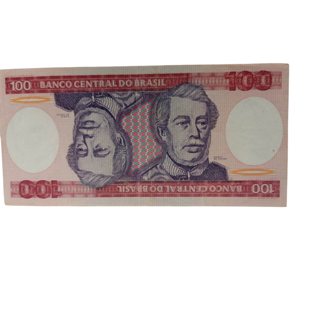 Cédula De 100 Cruzeiros Duque De Caxias