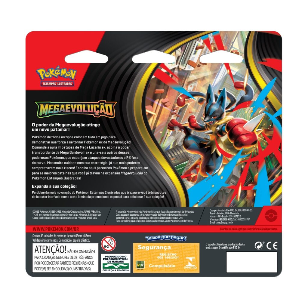 Pokémon TCG Blister Triplo Megaevolução Drifblim - Copag · foto 2