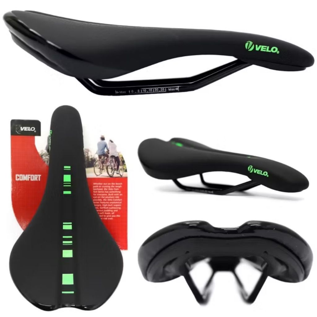 Banco Selim Velo Vl-4470 Fechado 270x151mm Mtb Speed 299g Preto 27 Cm 15.1 Cm
