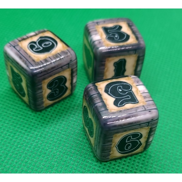 DADO 6 LADOS VELHO OESTE - 20X20X20 MM