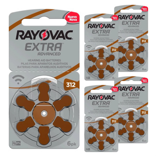 Bateria Auditiva PR41 Tipo 312 – Pack 30 Unidades / 5 Cartelas em Oferta na Shopee