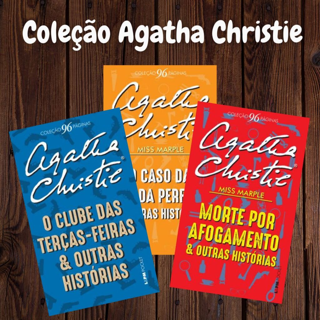 Livros Agatha Christie - Coleção 96 Páginas - Coleção L&PM Pocket de Bolso Texto Integral