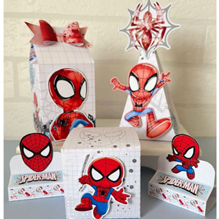 kit Festa Homem  Aranha Festa em Casa Kit Lembracinha de Festa PEGUEIE MONTE Tema Homem Aranha em Oferta na Shopee