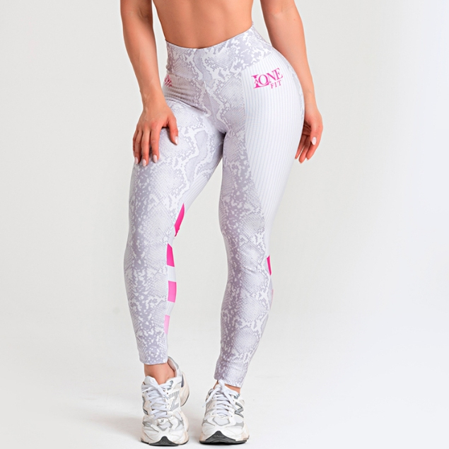 Calça Legging Feminina  Academia Alta Blackout Cós Anatômico Zero transparência BUZIOS - LAONEFIT