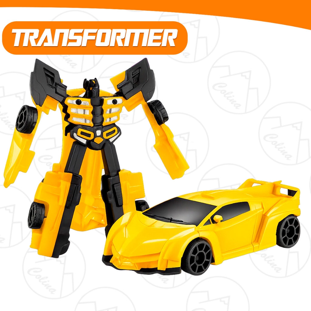 Brinquedo Carro Transformers Vira Robô 2 em 1 Carrinho Infantil Crianças Kids Diversão Garantida