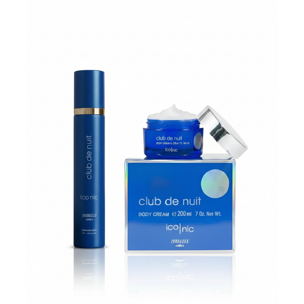 Kit Body Splash 300ml Club de nuit iconic + Pasta Hidratante Club de nuit Iconic 200ml Isabelle la belle