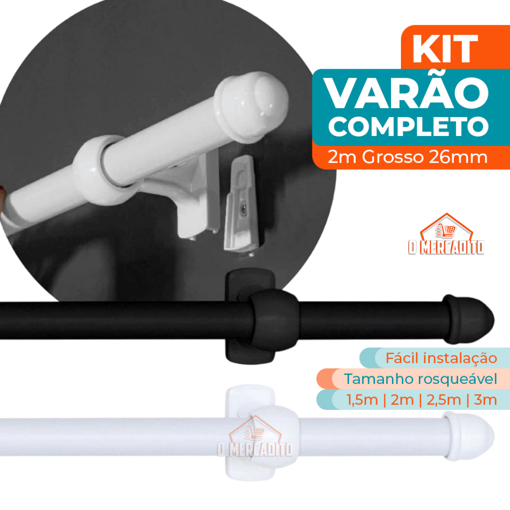 O que é Varão Cortina 3m Branco? Guia e Onde Comprar | BuscaProdutos