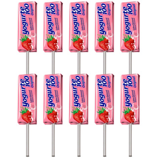 Kit 10 Unidades Pirulito Mastigável Yogurte 100 Dori Doces Infantil em Oferta na Shopee