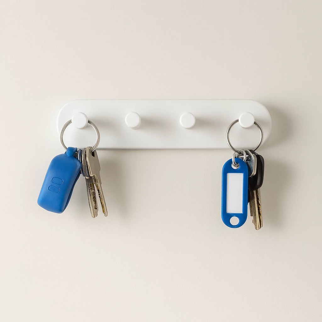 Porta Chave Parede Home Decorativo PORTA CHAVES RETANGULAR CASA Multiuso Organizador Casa Sala Cabide Cabideiro em Oferta na Shopee