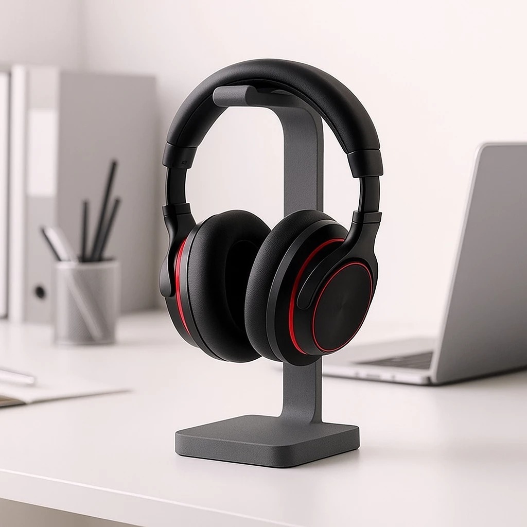Suporte Fone Ouvido Mesa UNILATERAL Headset Gamer com e sem fio pc Universal Display Rack
