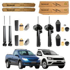 KIT 4 AMORTECEDOR SAVEIRO G5 G6 G7 MONROE + KIT