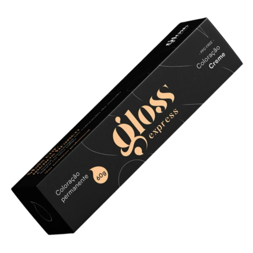 Gloss Express Tintura Permanente Para Cabelos Brancos - Sem Tom