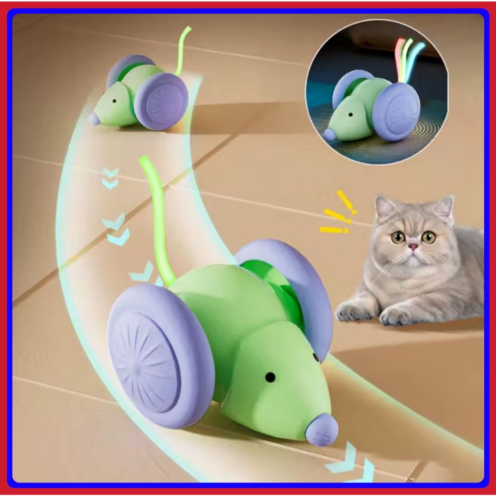 Brinquedo Interativo para Gatos com Movimento Automático – USB C Recarregável brinquedos para animais de estimação