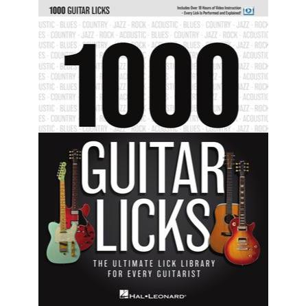 1000 GUITAR LICKS - Livro Interativo