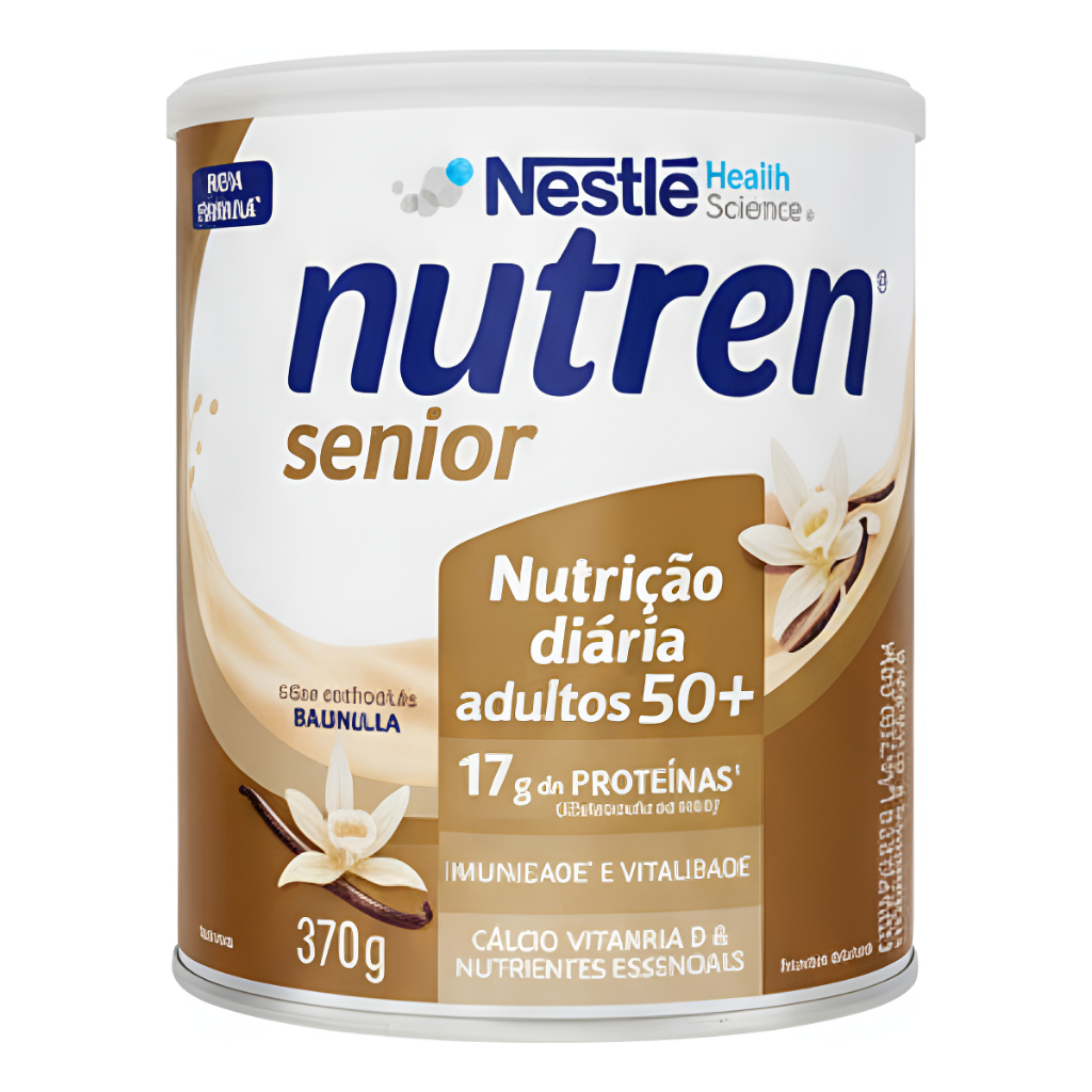Nutren Senior Baunilha Nestlé I Nutrição Completa 50+ I Suplemento Alimentar em Pó