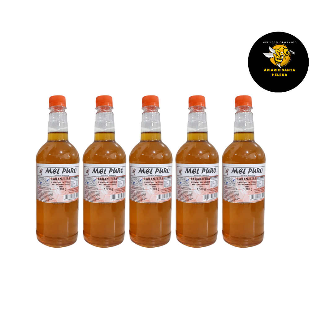 KIT CINCO MEL 100%ORGANICO FLORADA LARANJEIRA KIT CINCO MEL 100%ORGANICO FLORADA LARANJEIRA