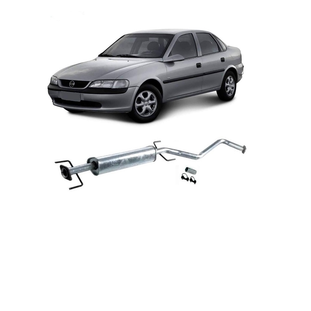 Escapamento Intermediário Vectra 2.0 8V 1996 até 1999 Abafador em Oferta na Shopee