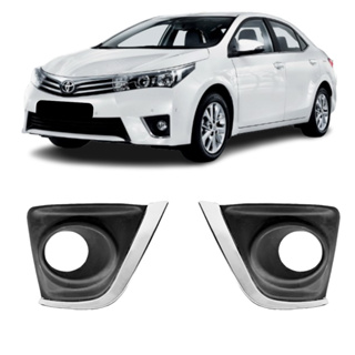 Par Moldura Cromada Milha Corolla 2015 2016 2017 em Oferta na Shopee