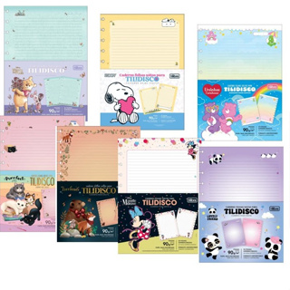 Bloco Refil Para Tilidisco (Caderno Inteligente) Universitário Decorado Pautado 50 Folhas Tilibra em Oferta na Shopee