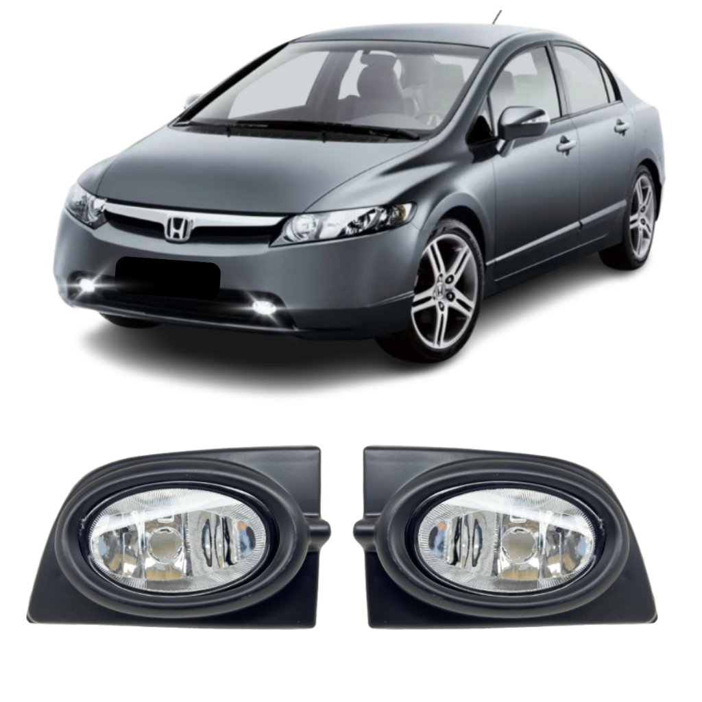 Farol De Milha Civic 2006 2007 2008 em Oferta na Shopee