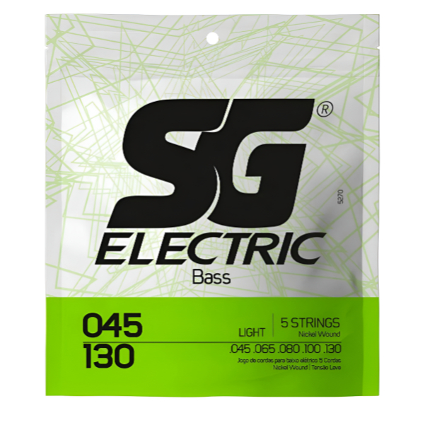 Encordoamento Contra Baixo 5 Cordas Sg Strings Light .045