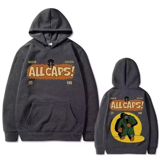 Madlib doom impressão hoodies pulôver cantor madvillain mf doom incrível moletom com capuz masculino feminino hip hop mo