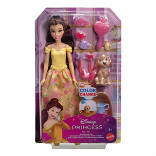 Boneca Disney Princesa Bela Com Cachorrinho - Mattel Jfc42 em Oferta na Shopee