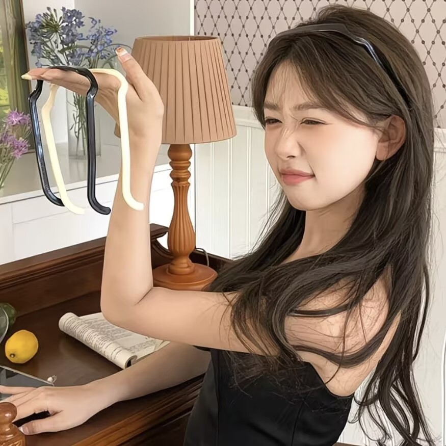 Kit 1/2/3unidades Tiara cabelo Quadradas óculos estilosa feminina coloridas