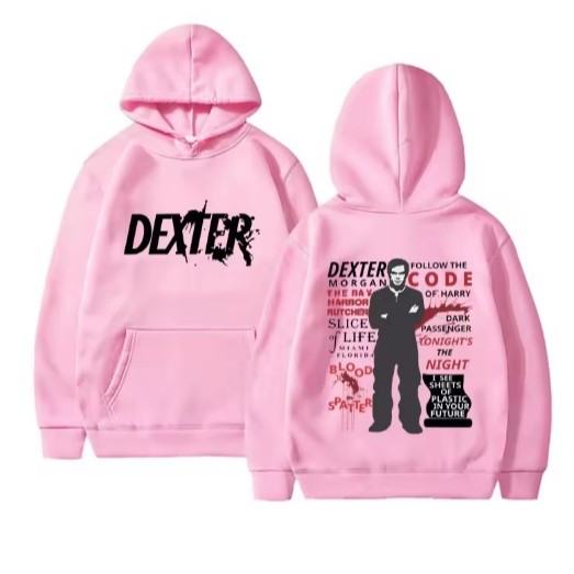 TV play dexter morgan hoodie das mulheres dos homens do vintage oversized pulôver hoodies moda masculina casual velo alg