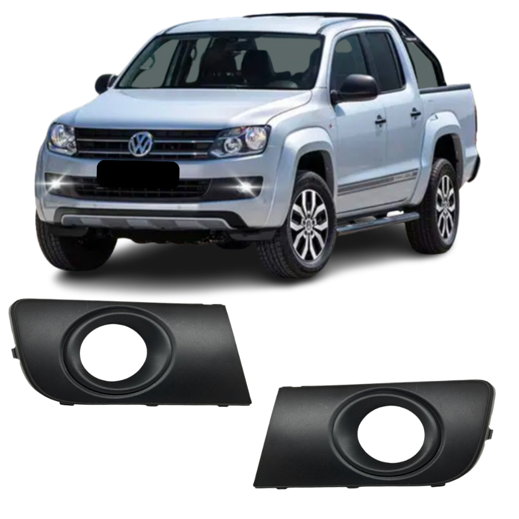 Par Moldura Preta Milha Amarok 2011 2012 2013 em Oferta na Shopee