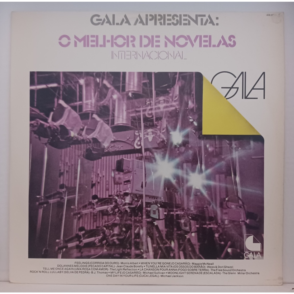 LP Disco De Vinil Gala O Melhor De Novelas Internacional - LP EX Capa VG+ Peq. Escritas Ler Descr.