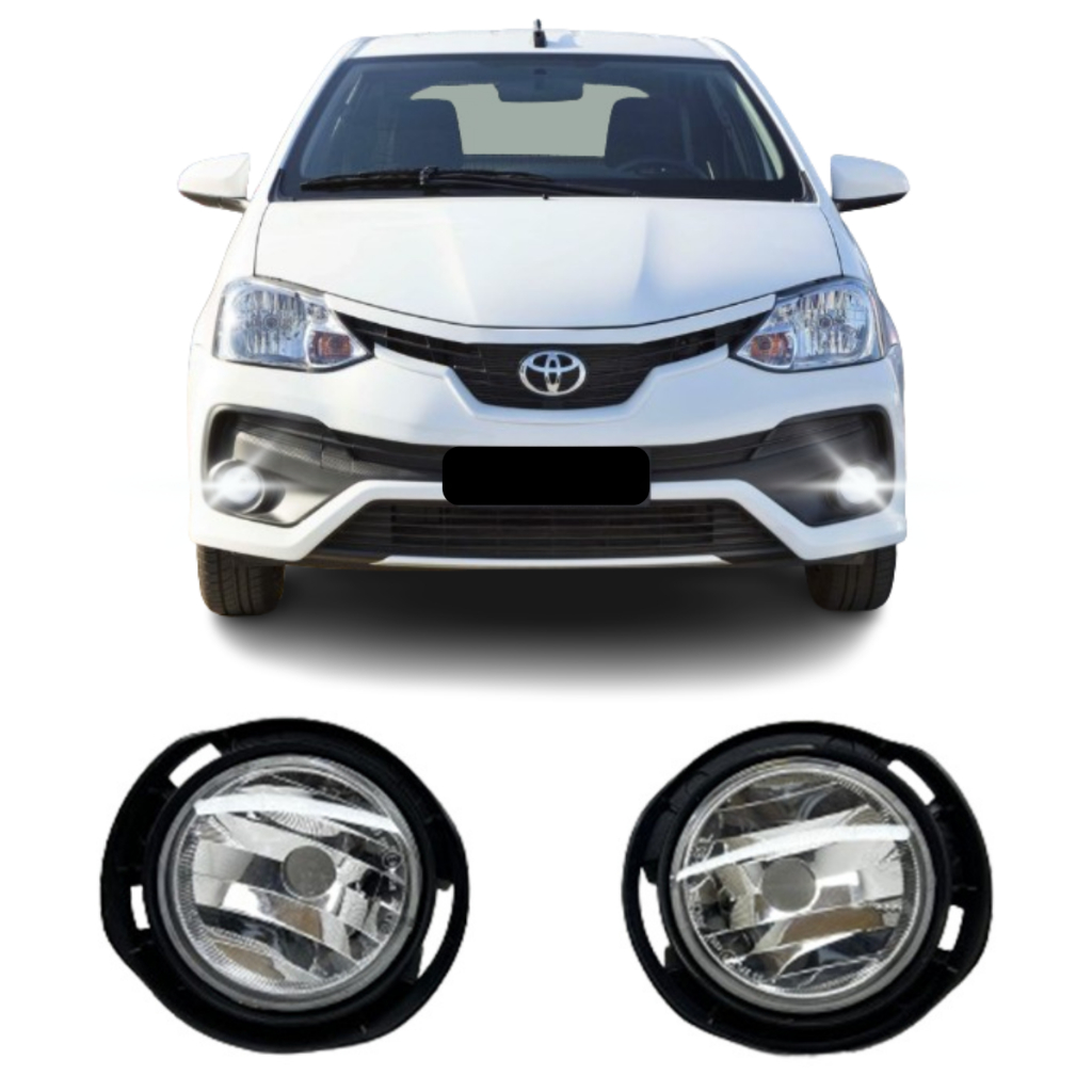 Farol De Milha Toyota Etios 2012 2013 2014 2015 2016 2017 2018 2019 2020 2021 em Oferta na Shopee