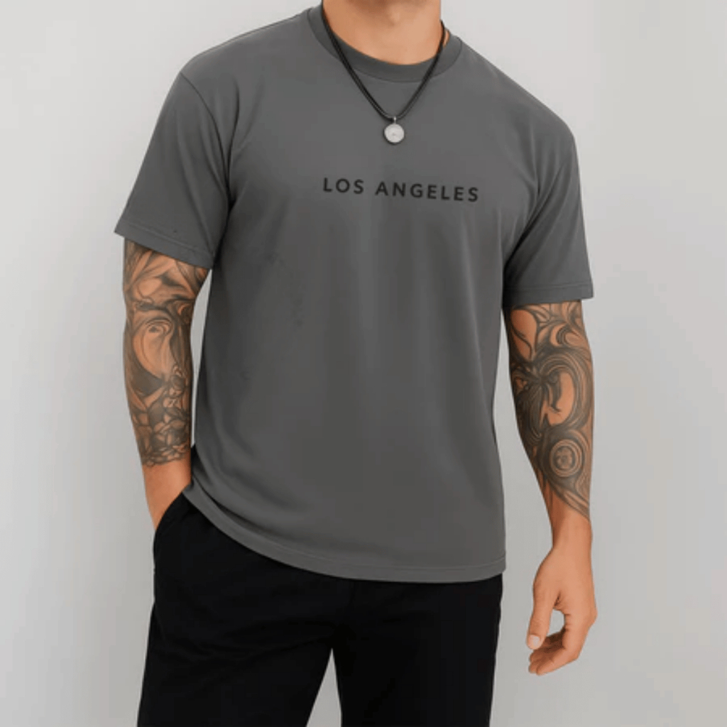Camiseta T-Shirt Masculina Los Angeles Urban Camisa 100% Algodão street style Hollywood Envio Rápido