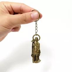 Chaveiro Santo Expedito Metal Zamak