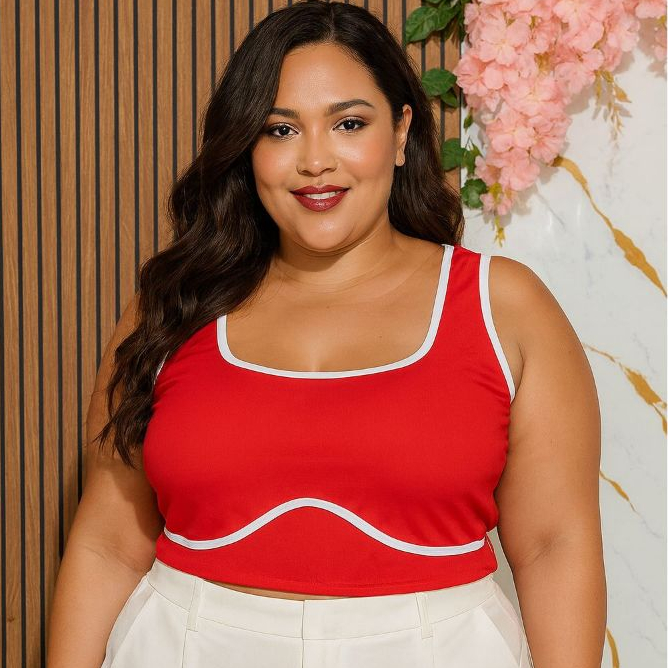 Cropped Branco Plus Size: Onde Comprar | BuscaProdutos