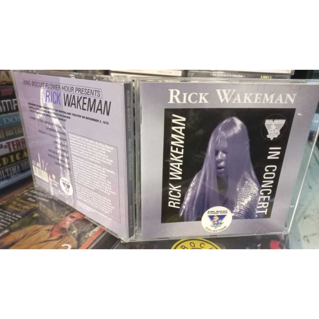 Cd Rick Wakeman In Concert King Biscuit - Impecavel 1999 Eletrônica , Rock Estilo : Rock progressivo clássico