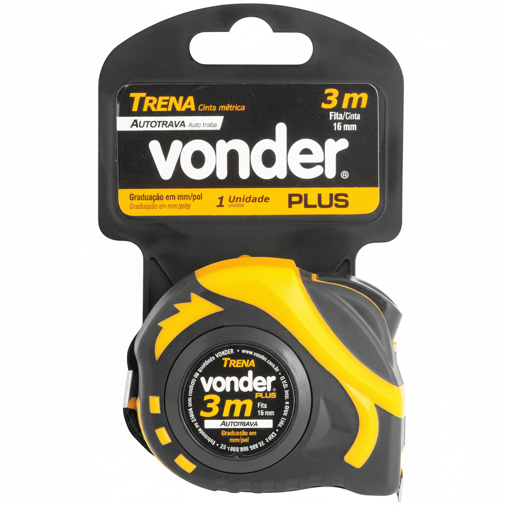 Trena 3 Metros Vonder Plus Autotrava Profissional